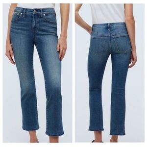 Madewell Curvy Kickout Crop Jean